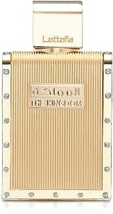 Lattafa The Kingdom Eau De Parfum Spray for Men, 3.4 Ounce