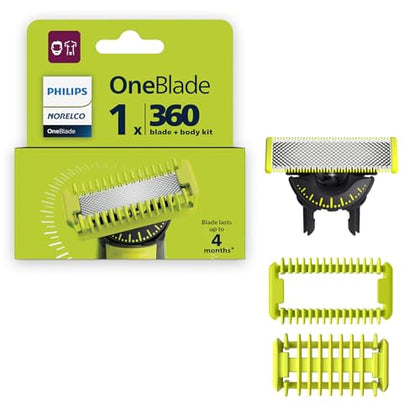 Philips Norelco OneBlade 360 Replacement Blade, Face & Body Kit