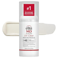 EltaMD UV Clear Untinted Face Sunscreen with Zinc Oxide, SPF 46, 0.5 oz