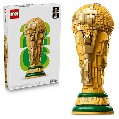 Lego Edition 43020 FIFA World Cup (TM) Official Trophy Toy Birthday Present Blocks for Boys Girls Children 12 Years Old 13 Years Old 14 Years Old Elementary School Students Interior Sports