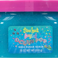 Lisa Frank x Tree Hut Ocean Pop Body Scrub, Exfoliating Sugar Scrub, 18 Oz