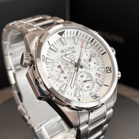 Reloj Bulova Marine Star 96B255 Cronógrafo - Esfera Blanca 43mm