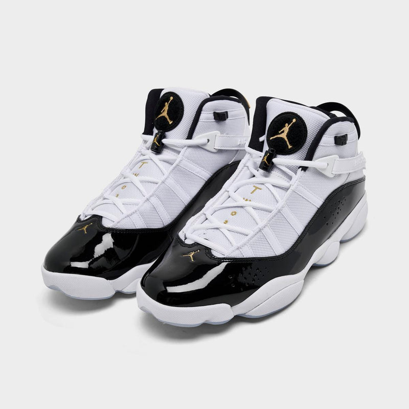 Air Jordan 6 Rings White/Black/Gold
