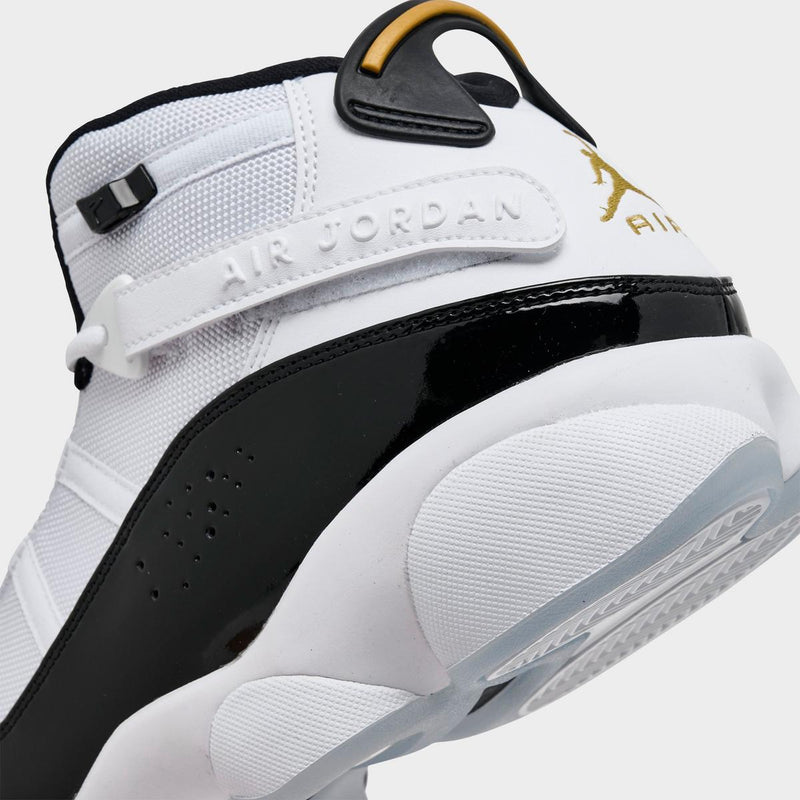 Air Jordan 6 Rings White/Black/Gold