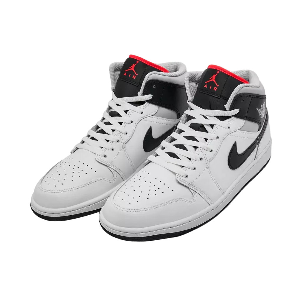 Air Jordan Retro 1 Mid Casual Shoes Men's Summit White