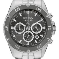 Bulova Marine Star 98B401 Men's Chronograph Quartz Black Dial Watch 41.5mm