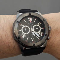 Reloj Bulova Marine Star 98B259 - Esfera Gris, Correa de Goma 44mm