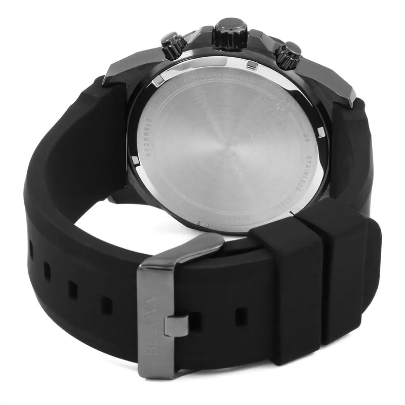 Reloj Bulova Marine Star 98B259 - Esfera Gris, Correa de Goma 44mm