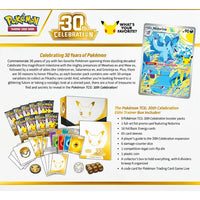 POKEMON TCG 30TH CELEBRATION ELITE TRAINER BOX INGLÉS