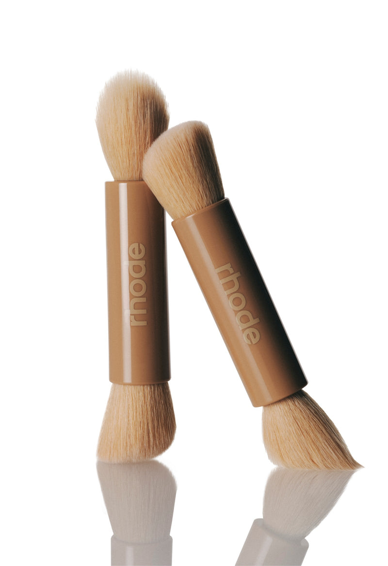 rhode Pocket Brush Double-Ended Makeup Brush