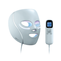 Mascarilla facial LED Shark CryoGlow con enfriamiento ocular, antienvejecimiento y reparación de imperfecciones, USB-C y control remoto