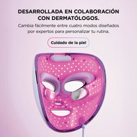 Mascarilla facial LED Shark CryoGlow con enfriamiento ocular, antienvejecimiento y reparación de imperfecciones, USB-C y control remoto