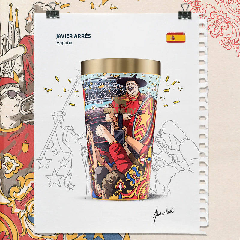 The Fútbol Artist Collection Everyday Tumbler Spain | 16 OZ
