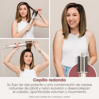 Shark FlexStyle Moldeador Multifuncion y Secador de Pelo con Tecnologia Coanda, Set 3 Cabezales, Rizadores Automaticos, Cepillo Redondo, Concentrador, HD430