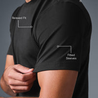 Alo Yoga Conquer Reform Crewneck Short Sleeve - Black
