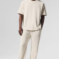 Alo Yoga Double Take Short Sleeve - Bone