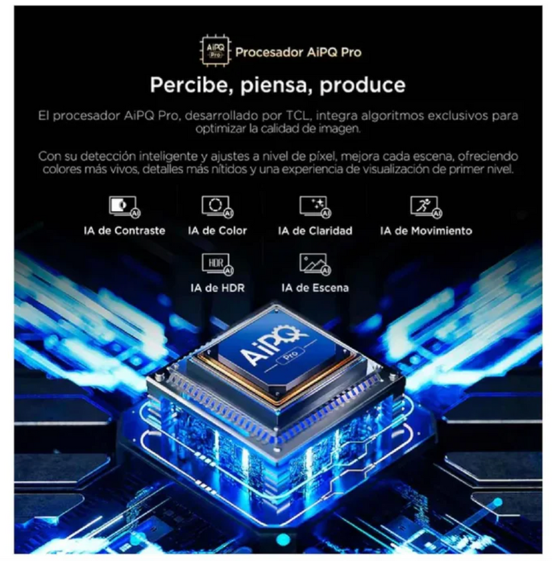 Televisor TCL 75” 4K UHD QD Mini LED