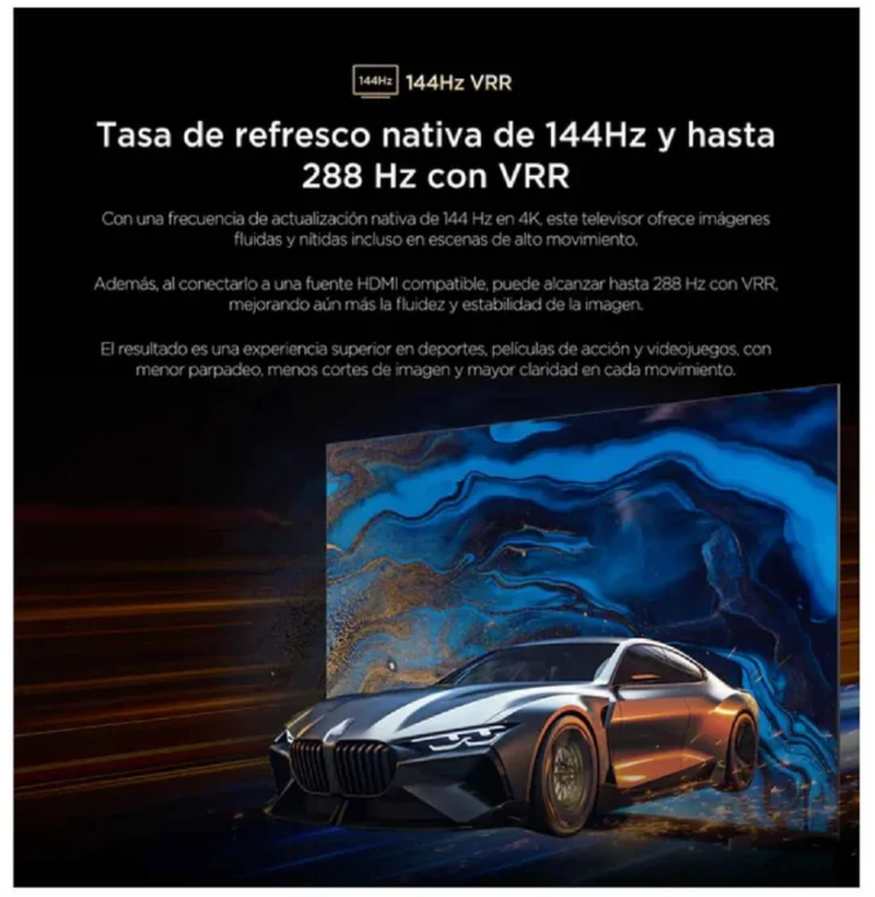 Televisor TCL 75” 4K UHD QD Mini LED