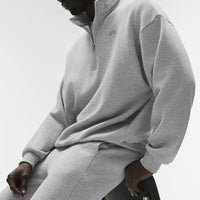 Alo Yoga Accolade 1/4 Zip Pullover - Athletic Heather Grey