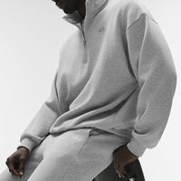 Alo Yoga Accolade 1/4 Zip Pullover - Athletic Heather Grey