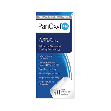 PanOxyl PM Overnight Spot Patches 40 Und. (Open Box)