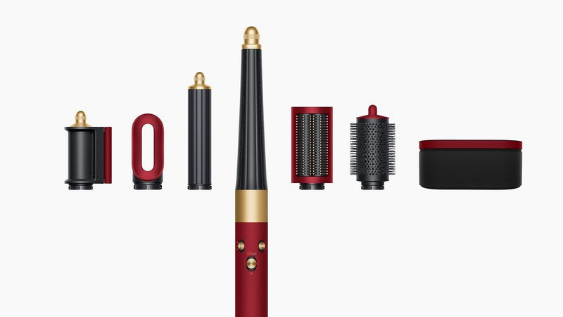 Dyson Moldeador multifunción y secador Dyson Airwrap i.d.™ Liso+Ondulado (Red Velvet/Gold)