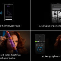 Dyson Moldeador multifunción y secador Dyson Airwrap i.d.™ Liso+Ondulado (Red Velvet/Gold)