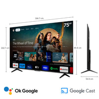 Televisor TCL QLED 75" UHD 4K Smart TV 75t6c