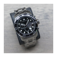 Reloj cronógrafo Invicta Pro Diver con correa de acero inoxidable, modelo plateado, ideal para actividades acuáticas