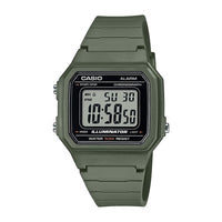 Reloj Casio Digital con Alarma, Cronógrafo, Retroiluminación LED y Resistencia al Agua para Hombre en Color Verde