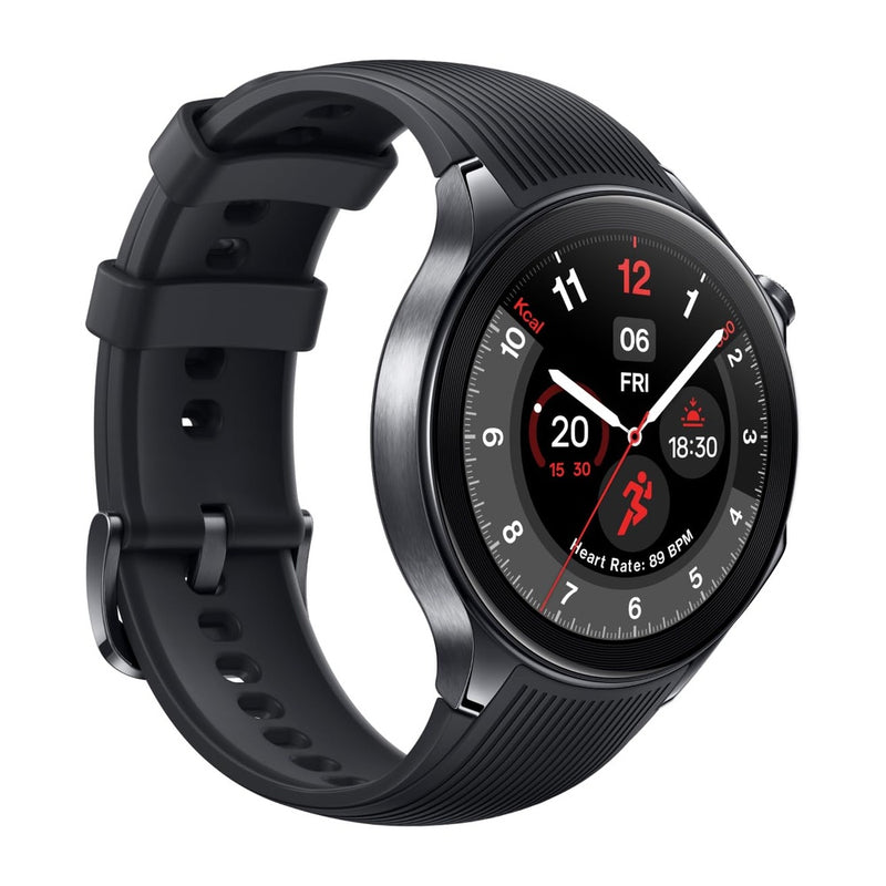 ONEPLUS Reloj 2, 32 GB, batería de larga duración, seguimiento de salud, cristal de zafiro, doble motor, Wear OS de Google