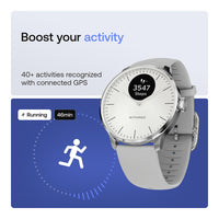 Withings ScanWatch Light - Reloj Inteligente Híbrido Con Monitoreo Cardíaco, Fitness, Ciclo Y Sueño
