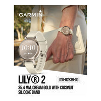 Garmin Lily 2 Smartwatch Pequeño, Monitoreo De Salud Y Bienestar, Batería Hasta 5 Días