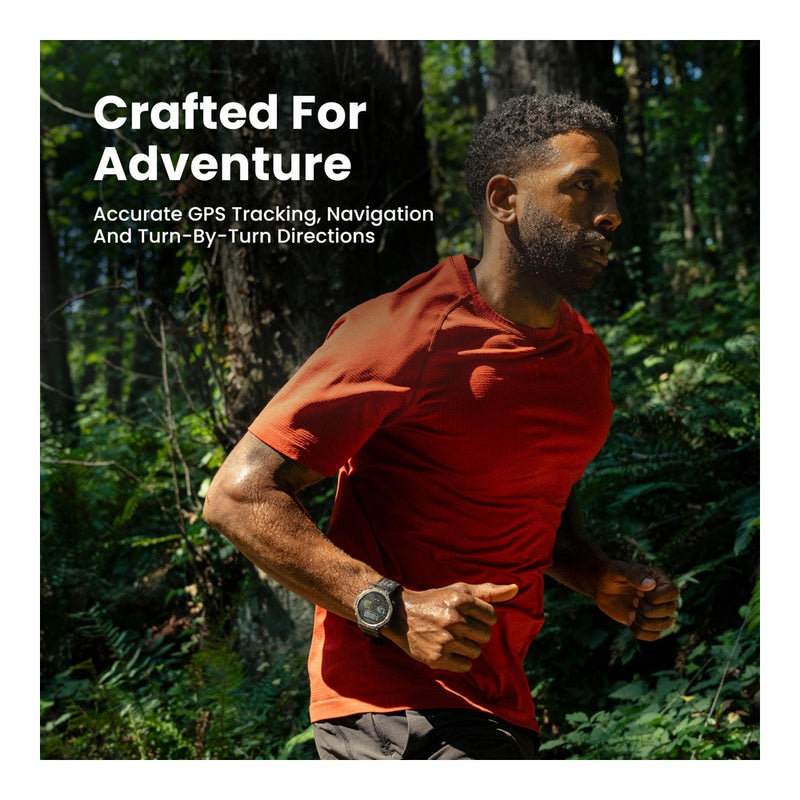 Amazfit T-Rex 3 - Reloj Inteligente Resistente Negro Con Pantalla Amoled 1.5 Pulgadas, Gps De Doble Banda Y 27 Días De Batería