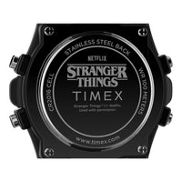 Reloj de Pulsera Timex Stranger Things con cronógrafo, alarma y resistencia al agua, diseño exclusivo y moderno para hombres