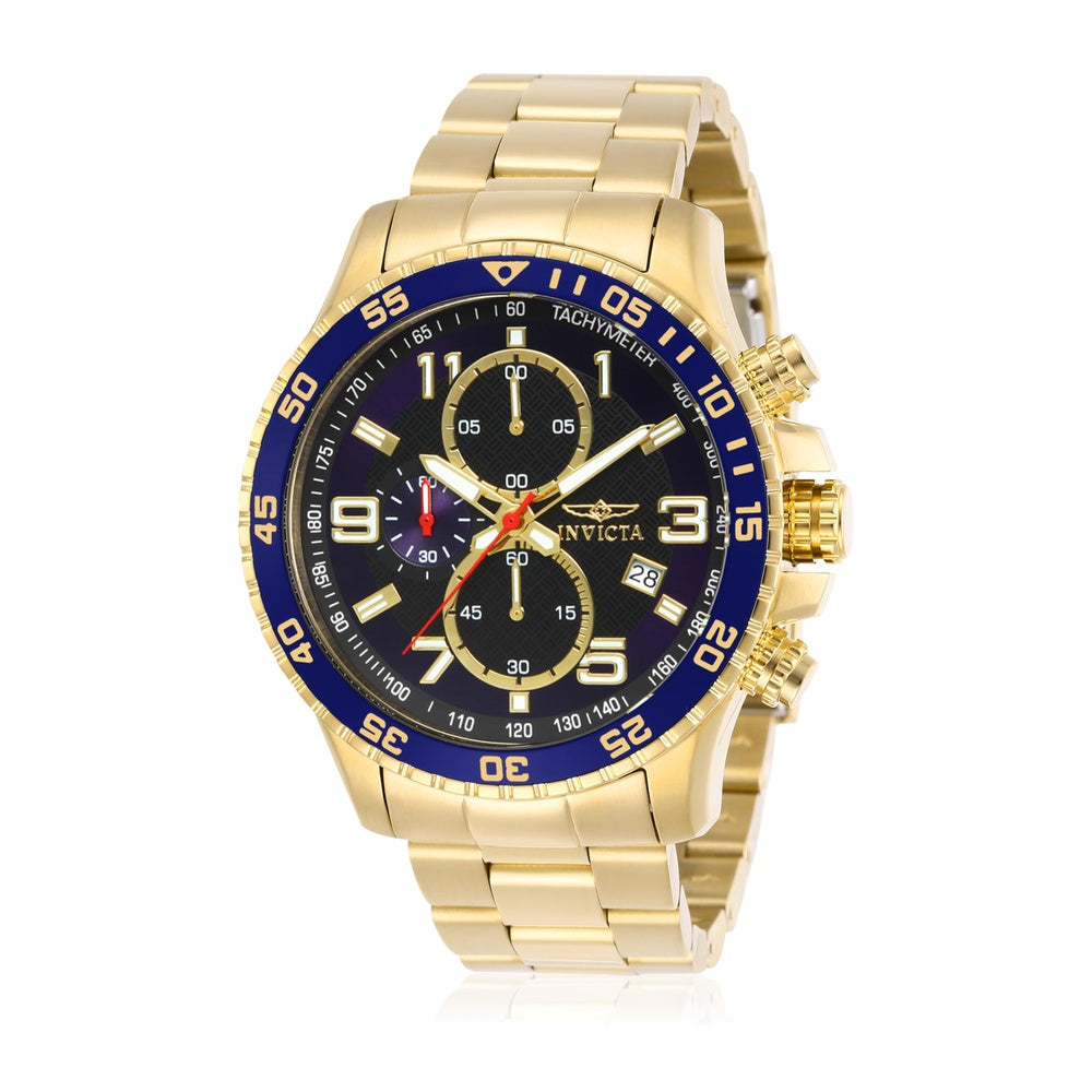 Reloj Invicta Specialty para hombres, cronógrafo, acero inoxidable con dial texturizado, estilo moderno y elegante