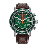 Reloj cronógrafo Citizen Eco-Drive Brycen para hombre, con caja de acero inoxidable y diseño deportivo contemporáneo