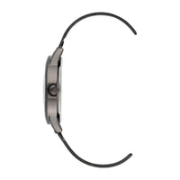 Reloj de pulsera para mujer Nine West con diseño floral, manecillas doradas, pulsera plateada, cristal resistente