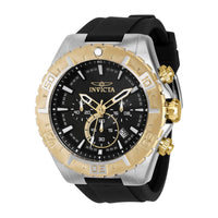 Invicta Aviator Men 49mm Stainless Steel Steel Black dial VK63A Quartz