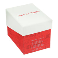 Timex x Peanuts Reloj Unisex Weekender con correa ajustable de nailon, esfera de Charlie Brown y luz nocturna Indiglo