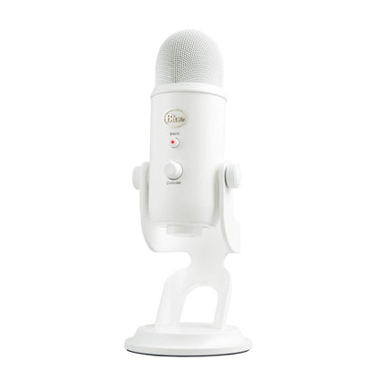 Logitech for Creators Blue Yeti - Micrófono USB para videojuegos, transmisión, pódcasts, blanco (Whiteout)