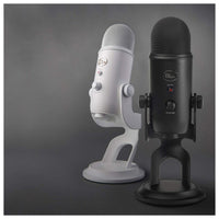 Logitech for Creators Blue Yeti - Micrófono USB para videojuegos, transmisión, pódcasts, blanco (Whiteout)