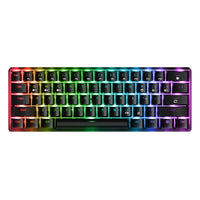 Teclado mecánico RGB inalámbrico y con cable de 61 teclas con interruptores azules, sonido de clic, para juegos.