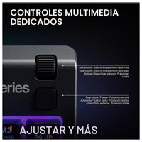 SteelSeries Apex 3 TKL RGB, teclado para juegos; compacto, iluminación RGB, resistente al agua y polvo, silencioso