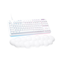 Teclado mecánico Logitech G 713 con cable e iluminación RGB LIGHTSYNC, interruptores táctiles GX marrón, reposamanos cómodo, compatible con PC y Mac