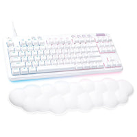 Teclado mecánico Logitech G 713 con cable e iluminación RGB LIGHTSYNC, interruptores táctiles GX marrón, reposamanos cómodo, compatible con PC y Mac
