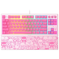 Razer Ornata V3 TKL Gaming Keyboard: Teclas perfil bajo, switches mecha-membrana, RGB, edición Hello Kitty