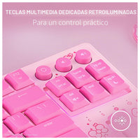Razer Ornata V3 TKL Gaming Keyboard: Teclas perfil bajo, switches mecha-membrana, RGB, edición Hello Kitty