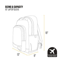 Mochila Carhartt de 25L, resistente al agua y duradera, funda para laptop 15" y compartimentos organizativos, negro