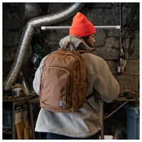 Mochila Carhartt de 25L, resistente al agua y duradera, funda para laptop 15" y compartimentos organizativos, negro